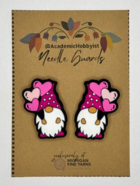 Michigan Fine Yarns AcademicHobbyist Needle Guards - Gnomes - Valentines 28558890 | Accessories at Michigan Fine Yarns