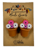 Michigan Fine Yarns AcademicHobbyist Needle Guards - Heritage Collection - Light Pot Flowers 08127018 | Accessories at Michigan Fine Yarns