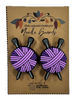 Michigan Fine Yarns AcademicHobbyist Needle Guards - Heritage Collection - Pink Purple Yarnball 52716330 | Accessories at Michigan Fine Yarns