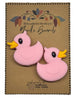 Michigan Fine Yarns AcademicHobbyist Needle Guards - Heritage Collection - Pink Rubber Duckie 94428970 | Accessories at Michigan Fine Yarns