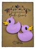 Michigan Fine Yarns AcademicHobbyist Needle Guards - Heritage Collection - Purple Rubber Duckie 94461738 | Accessories at Michigan Fine Yarns