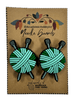 Michigan Fine Yarns AcademicHobbyist Needle Guards - Heritage Collection - Teal Yarnballs 52519722 | Accessories at Michigan Fine Yarns