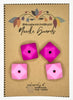Michigan Fine Yarns AcademicHobbyist Needle Guards - Jewel Tones - Hexagon Pinks 66117674 | Accessories at Michigan Fine Yarns