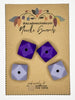 Michigan Fine Yarns AcademicHobbyist Needle Guards - Jewel Tones - Hexagon Purples 66150442 | Accessories at Michigan Fine Yarns