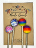 Michigan Fine Yarns AcademicHobbyist Needle Guards - Printed Spheres - Rainbow Inspired 80306218 | Accessories at Michigan Fine Yarns