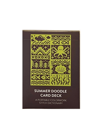 Pacific Knit Co. Summer Doodle Card Deck -  | Accessories at Michigan Fine Yarns