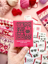 Pacific Knit Co. Valentines 2 Doodle Card Expansion Deck -  | Accessories at Michigan Fine Yarns