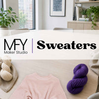 Michigan Fine Yarns MFY Maker Studio: Sweaters (Online) -Thurs Oct 1 | 7pm-8pm  | Class at Michigan Fine Yarns