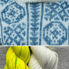 Koigu Heritage Sweater Kits - Medallion - Color B (Siiri) XS - XL | Kits at Michigan Fine Yarns