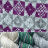 Koigu Heritage Sweater Kits - Squares & Diamonds - Color C (Sven) XS - XL | Kits at Michigan Fine Yarns
