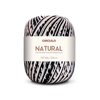 Circulo Yarns Natural Cotton Multicolor Premium 4/6 - 9016 - Zebra 7891113024815 | Yarn at Michigan Fine Yarns