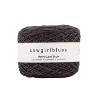 Cowgirlblues Merino Lace Single -Charcoal  | Yarn at Michigan Fine Yarns