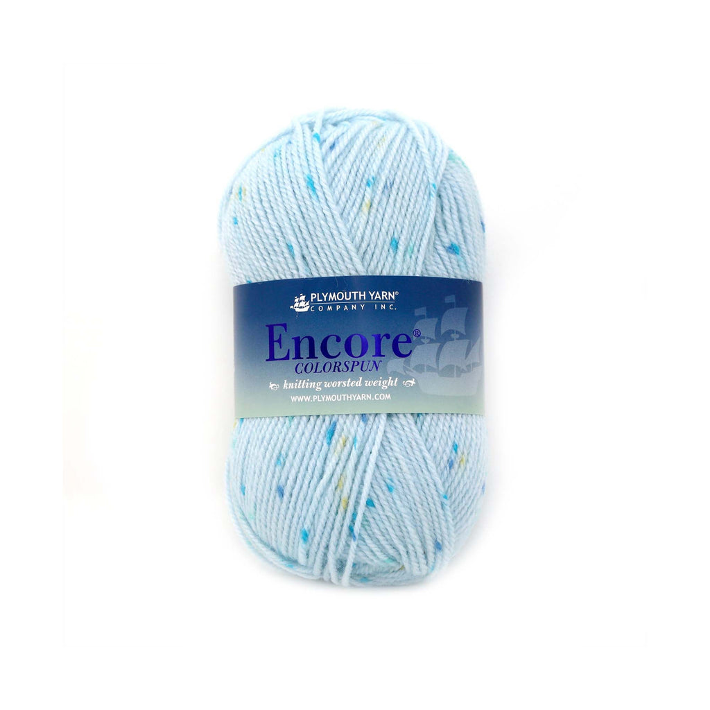 Plymouth Yarns Encore Worsted Colorspun - 7401 - Blue W/ Spot 843273003848 | Yarn at Michigan Fine Yarns