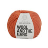 Wool And The Gang Shiny Happy Cotton - Bazaar Orange 700461388661 | Yarn at Michigan Fine Yarns