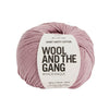 Wool And The Gang Shiny Happy Cotton - Mellow Mauve 604565063199 | Yarn at Michigan Fine Yarns