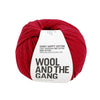 Wool And The Gang Shiny Happy Cotton - True Blood Red 700461722571 | Yarn at Michigan Fine Yarns