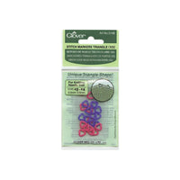 Clover Stitch Markers Triangle -X-Small 051221353154 | Accessories at Michigan Fine Yarns