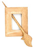 LYKKE LYKKE Handcrafted Wood Shawl Pin -Mango Wood Circle | Accessories at Michigan Fine Yarns