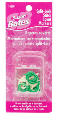Susan Bates Split-Lock Stitch Count Markers - 077216042209 | Accessories at Michigan Fine Yarns