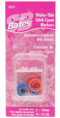 Susan Bates Wafer Thin Stitch Markers - 077216042193 | Accessories at Michigan Fine Yarns