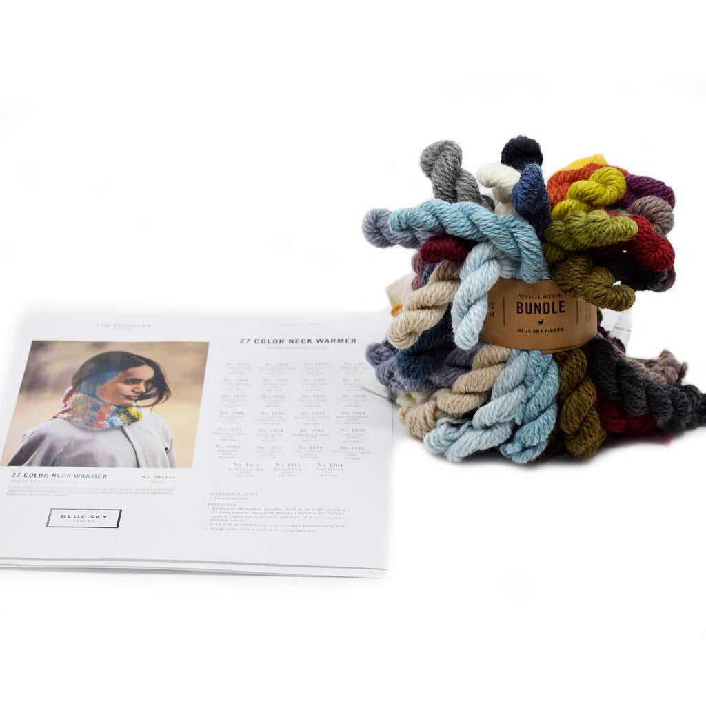 Blue Sky Fibers 27 Color Neck Warmer Kit -00375338 | Kits at Michigan Fine Yarns