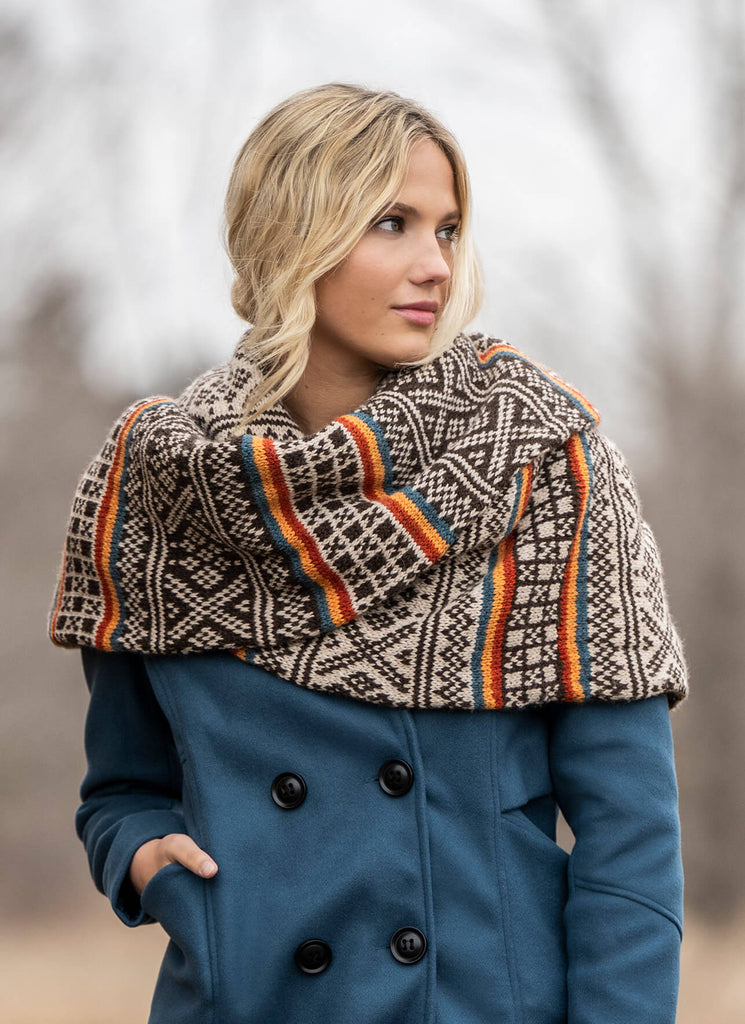 Blue Sky Fibers Edmonton Wrap Kit -Original Colorway 61683754 | Kits at Michigan Fine Yarns
