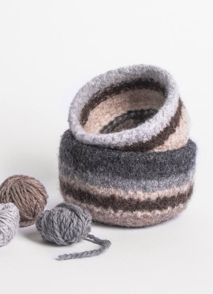 Blue Sky Fibers Fairmont Felted Bowls Kit -84559146 | Kits at Michigan Fine Yarns