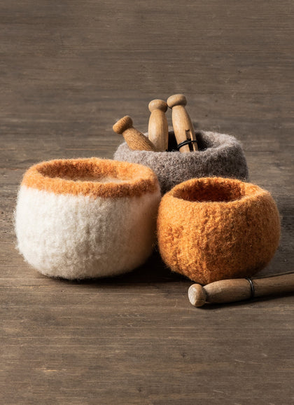 Blue Sky Fibers Hillman Felted Vessels Kit -Original Colorway | Kits at Michigan Fine Yarns