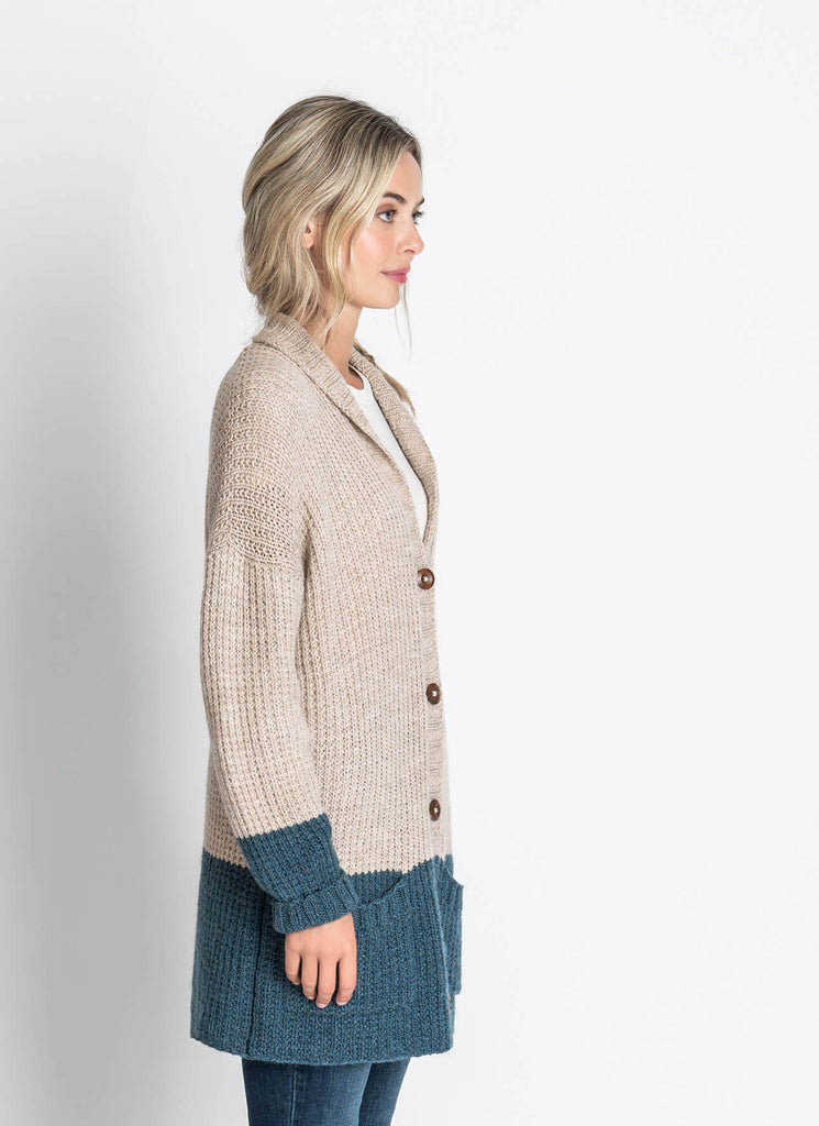 Blue Sky Fibers Northbrook Cardigan Kit -Original Colorway | Kits at Michigan Fine Yarns