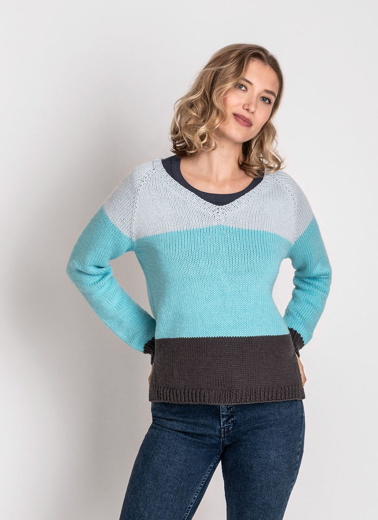 Blue Sky Fibers Sweater Sweater Kit -Original Colorway | Kits at Michigan Fine Yarns