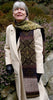 Jamieson's of Shetland Andalucia Scarf Kit -Main Kit (Model Picture) | Kits at Michigan Fine Yarns