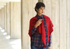 Malabrigo Wellingborough Shawl Kit -Ravelry Red - SW611 78134570 | Kits at Michigan Fine Yarns