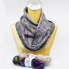 Michigan Fine Yarns Made For You Cowl 200g Bibi Kit -Vibgyor + Sand 04386858 | Kits at Michigan Fine Yarns