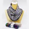 Michigan Fine Yarns Made For You Cowl 200g Bibi Kit -Vibgyor + Sand 04386858 | Kits at Michigan Fine Yarns