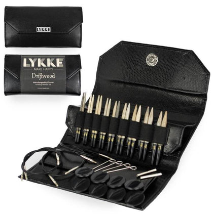 LYKKE Driftwood 3.5" Interchangeable Circular Needle Set -841275128507 | Knitting Needles at Michigan Fine Yarns