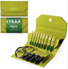 LYKKE Grove Bamboo 5" Interchangeable Circular Needle Set -Geen Basketweave 01164842 | Knitting Needles at Michigan Fine Yarns