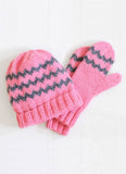 Zig Zag Mittens & Hat