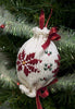 Cascade Ultra Pima Poinsettia Ornament - 74187306 | Patterns at Michigan Fine Yarns
