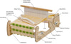 Schacht Spindle Co. Schacht Cricket Loom -10" 0764459900013 | Weaving Loom at Michigan Fine Yarns